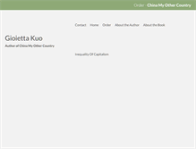 Tablet Screenshot of gioiettakuo.com